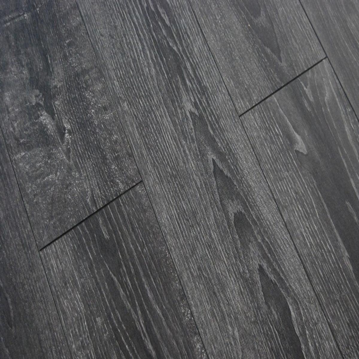 Krono Charcoal Black 8mm Laminate, Laminate Flooring Dark Grey