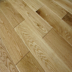 Natural oak lacquered 18mm solid wood flooring 125 width