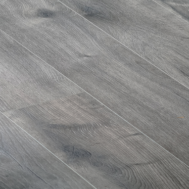 Egger Nazca grey oak deep structure 12mm V groove laminate flooring