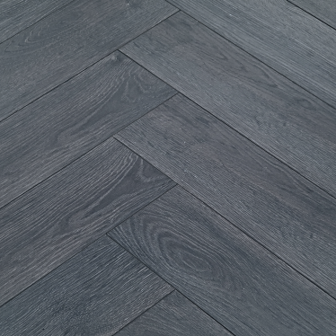 Krono Alba oak black 8mm V groove herringbone laminate flooring
