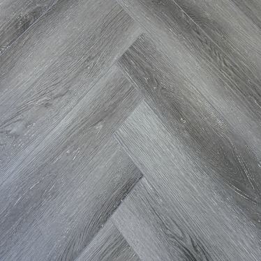 Dynamic grey herringbone 6.5mm SPC LVT Heavy duty 0.5 wear layer Click flooring. **Built in underlay**  DFH502