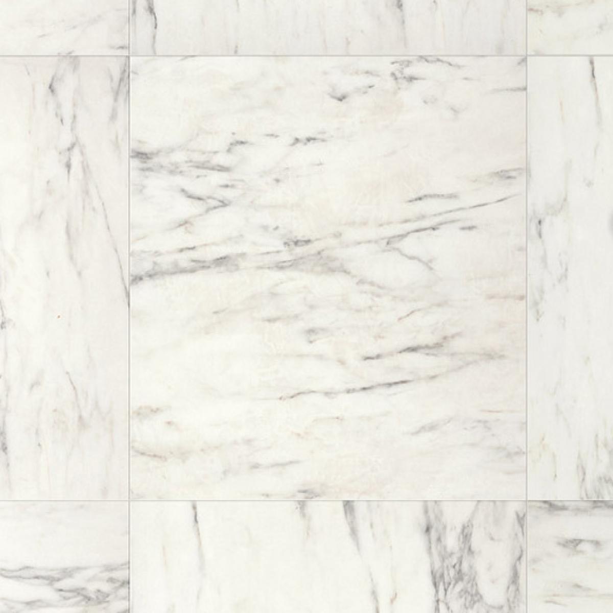 Carrara Marble Laminate Floor Tiles, White Marble Look Laminate Flooring