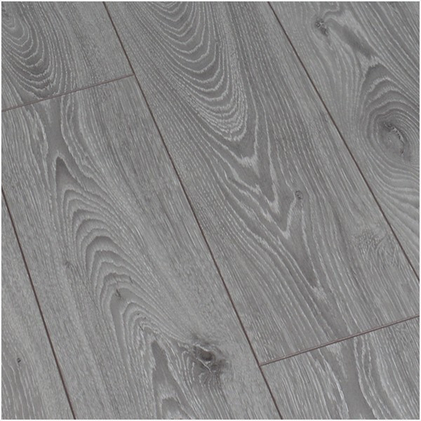 Kronotex Timeless Oak Grey12mm V Groove, Ac5 Laminate Flooring Grey